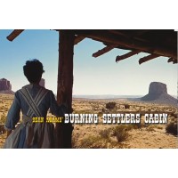 Burning Settlers Cabin Logo
