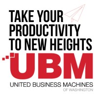 UNITED BUSINESS MACHINES of WASHINGTON Logo