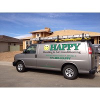 Happy Heating and Air Conditioning Logo