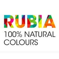 Rubia 100% Natural Colours Logo