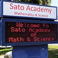 Sato Academy of Mathematics and Science Logo