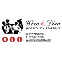 Wine & Dine Hospitality Staffing Logo