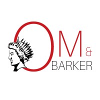 OM & Barker Logo