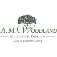 A.M. Woodland Outdoor Design Logo