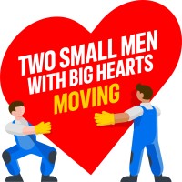 Two Small Men with Big Hearts Moving Co. Logo