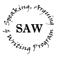 Speaking, Arguing & Writing Program: Mount Holyoke College Logo