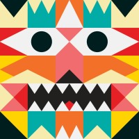 Crazy Animal Face Logo