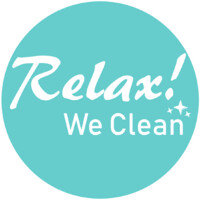 Relax! We Clean Logo