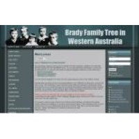 Brady Family Tree in Western Australia Logo