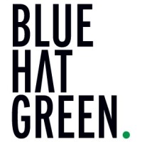 Blue Hat Green Agency Logo