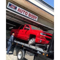 J&L Custom Auto Body Repair Logo