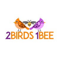 2 Birds 1 Bee Logo