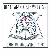 Heart and Bones Writing Logo