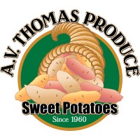 AV THOMAS PRODUCE YAMS & SWEET POTATOES Logo