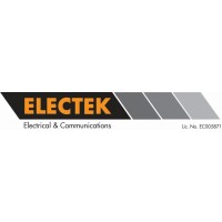 ELECTEK ELECTRICAL AND COMMUNICATIONS Logo