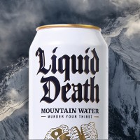 Liquid Death Mountain Water Logo