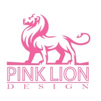 Pink Lion Design Logo