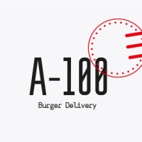 A-100 Burger Delivery Logo