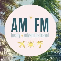 AM|FM Luxury + Adventure Travel Logo