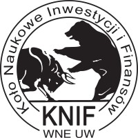 Investments and Finance Students’ Scientific Association at University of Warsaw Logo