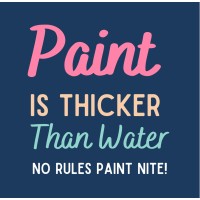 Paint Is Thicker Than Water Logo
