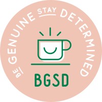 Be Genuine Stay Determined Logo