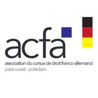 ACFA Association du Cursus de droit Franco-Allemand Logo