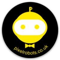 Pixel Robots. Logo