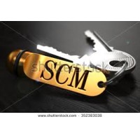 Supply Chain Management (SCM) Logo
