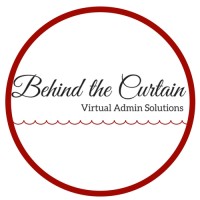 Behind The Curtain: Virtual Admin Solutions Logo