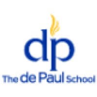 The de Paul School Logo