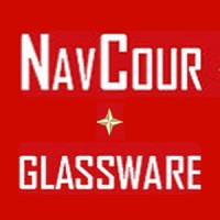 NavCour Scientific Glassware and Neon Logo