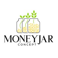 Money Jar Concept Logo