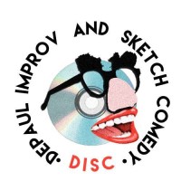 DISC (DePaul Improv and Sketch Comedy) Logo