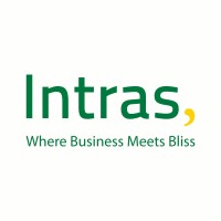 Intras, Where Business Meets Bliss Logo