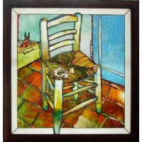 Powers Stained Glass Logo