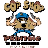 Cop Shop Printing Logo