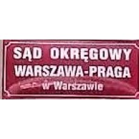 Sąd Okręgowy Warszawa - Praga w Warszawie Logo