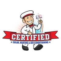 Certified Solar, Heating and Air Conditioning Logo