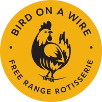 Bird on a Wire Free Range Rotisserie Logo