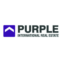 A A Purple International Real Estate Logo