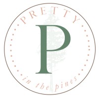 Pretty in the Pines Events Design Logo