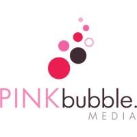 Pink bubble media Logo