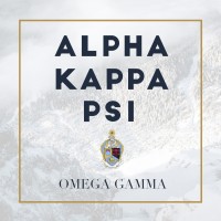 Alpha Kappa Psi - Omega Gamma Chapter Logo