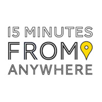 15 Minutes from Anywhere Logo