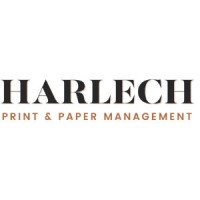 Harlech Print & Paper Management Logo