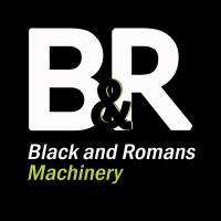Black and Romans Machinery Logo