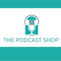 The Podcast Shop: A Boutique Podcast Editing and Production Company Logo