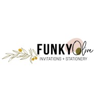 Funky Olive Invitations + Stationery Logo
