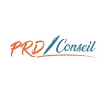 PRD Conseil - la vision convergente de deux personnes. Logo